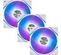 MSI MPG EZ120 120 mm Case Fan - ARGB, Triple Pack - White, White
