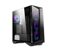 MSI MPG GUNGNIR 110R Mid-Tower PC Case - Tempered Glass, ATX, M-ATX & Mini-ITX Capacity, 4 x 120mm ARGB fans with Hub Controller, Magnetic Dust Filter, USB 3.2 Gen 2x2 Type-C, Gen 1 Type-A Ports