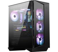 MSI MPG GUNGNIR 110R Mid Tower Gaming Computer Case Black, USB 3.2 Gen2 Type C, 4x 120mm ARGB Fan, Mystic Light Sync, 1 to 6 ARGB Control board, 2x Tempered Glass Panels, ATX, mATX, mini-ITX