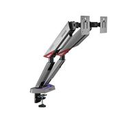MSI MPG MT161DR - Premium RGB Dual Monitor Stand Arms, 17-38" Support, VESA Compatible, Adjustable Spring Assisted Mount, 35.2 lbs per Screen Capacity, Clamp & Grommet, Quick Release Plate - Black