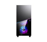 MSI MPG SEKIRA 100R 'S100R' Mid Tower Gaming Computer Case 'Black, 4x 120mm ARGB, Mystic Light Sync, 8 Channel ARGB Hub, USB Type-C, Tempered Glass Panels, ATX, mATX, mini-ITX'