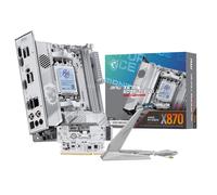 MSI MPG X870I EDGE TI EVO WIFI Motherboard, ATX - Supports AMD Ryzen 9000/8000 / 7000 Processors, AM5-110A SPS VRM, DDR5 Memory Boost (up to10000+MT/s OC), PCIe 5.0 x16, M.2 Gen5, Wi-Fi 7, 5G LAN