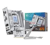 MSI MPG X870I EDGE TI EVO WIFI Motherboard, ATX - Supports AMD Ryzen 9000/8000 / 7000 Processors, AM5-110A SPS VRM, DDR5 Memory Boost (up to10000+MT/s OC), PCIe 5.0 x16, M.2 Gen5, Wi-Fi 7, 5G LAN