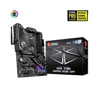 MSI MPG Z490 GAMING EDGE WIFI Motherboard 'ATX, LGA1200, DDR4, LAN, 802.11ax WiFi 6 + Bluetooth 5.1, USB 3.2, Lightning USB, Type C, M.2, RGB, DisplayPort, HDMI, Gen 4 Ready, 10th Gen Intel Core'