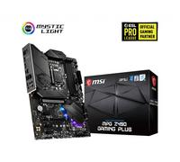 MSI MPG Z490 GAMING PLUS Motherboard 'ATX, LGA1200, DDR4, LAN, USB 3.2 Gen2, Type C, M.2, DisplayPort, HDMI, Pre-installed I/O Shield, RGB Mystic Light, Gen 4 Ready, 10th Gen Intel Core'