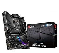 MSI MPG Z490 GAMING PLUS Motherboard ATX - Supports Intel Core 10th Gen Processors, LGA 1200, Memory Boost (DDR4-4800MHz/OC), 3x PCIe 3.0 x1, 2 x M.2, HDMI, 2.5G LAN
