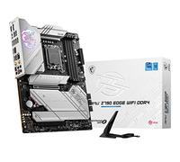 MSI MPG Z790 EDGE WIFI DDR4 Motherboard, ATX - Supports Intel 12th & 13th Gen Core Processors, LGA 1700 - 90A SPS VRM, DDR4 Memory Boost 5333+MHz/OC, PCIe 5.0 & 4.0 x16, 5 x M.2 Gen4, Wi-Fi 6E