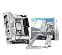 MSI MPG Z890I EDGE TI WIFI Motherboard, Mini-ITX - Supports Intel Core Ultra Processors (Series 2), LGA 1851-110A SPS VRM, DDR5 Memory Boost (8600+ MT/s OC), PCIe 5.0 x16, M.2 Gen5, Wi-Fi 7, 5G LAN