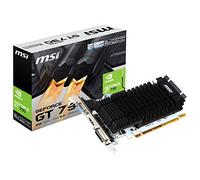 MSI NVIDIA GEFORCE GT 730 N730K-2GD3H/LP Graphics Card '2GB DDR3, 902MHz, Low Consumption, VGA, DVI-D, HDMI, HTPC, Silent Passive Fanless Cooling System'