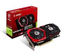 MSI NVIDIA GEFORCE GTX 1050Ti GAMING X 4G Graphics Card '4GB GDDR5, 1493MHz, Red LED, DisplayPort, HDMI, DVI-D, Dual Fan Cooling System'