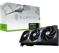 MSI NVIDIA GeForce RTX 5080 16G SUPRIM SOC GDDR7 256bit Gaming Graphics card, Boost Clock up to 2760 MHz, PCIe Gen 5, DLSS 4, DP 2.1 x 3, HDMI 2.1 x 1, ATX