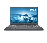 MSI Prestige 14 14" FHD Ultra Thin and Light Professional Laptop: Intel Core i7-1260P RTX 3050 16GB LPDDR4X 512GB NVMe SSD, Thunderbolt 4, MicroSD Card Reader, Win 11 Pro: Carbon Gray A12UC-006