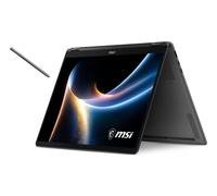MSI Prestige 14 FLIP AI+ D3MTG-076UK Intel Core Ultra 7 355 Hybrid (2-in-1) 35.6 cm (14") Touchscreen Full HD+ 32 GB LPDDR5x-SDRAM 1 TB SSD Wi-Fi 7 (802.11be) Windows 11 Home Grey