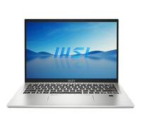 MSI Prestige 14Evo B13M-243UK Intel® Core™ i7 i7-13700H Laptop 35.6 cm (14") Full HD+ 16 GB LPDDR5-SDRAM 512 GB SSD Wi-Fi 6E (802.11ax) Windows 11 Home Silver