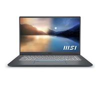 MSI Prestige 15 Slim and Performance Laptop: 15.6" FHD 1080p, Intel Core i7-1195G7, NVIDIA GeForce GTX 1650, 16GB, 1TB SSD, Thunderbolt, WiFi 6E, Win10PRO, Carbon Grey (A11SC-044)
