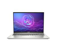 MSI Prestige A16 AI+ A3HMG-028UK AMD Ryzen AI 9 365 Laptop 40.6 cm (16") Quad HD+ 32 GB LPDDR5x-SDRAM 1 TB SSD Wi-Fi 7 (802.11be) Windows 11 Home Silver