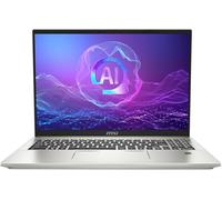 MSI Prestige A16 AI+ A3HMG-028UK AMD Ryzen AI 9 365 Laptop 40.6 cm (16") Quad HD+ 32 GB LPDDR5x-SDRAM 1 TB SSD Wi-Fi 7 (802.11be) Windows 11 Home Silver