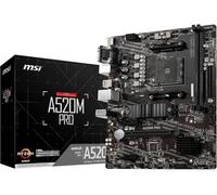MSI A520M PRO motherboard AMD A520 Socket AM4 micro ATX