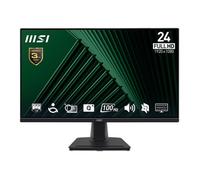 MSI Pro MP245G 24 Inch Monitor, FHD (1920 x 1080), 100Hz, IPS, 1ms, 1x HDMI 1.4b, 1x DP 1.2a output, 1x D-Sub(VGA), Built-in Speakers, Anti-Glare, Anti-Flicker, Less Blue light, TÜV Certified, VESA, K