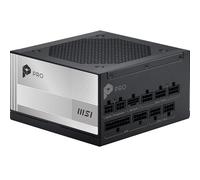MSI Pro A1000PL PCIE5 Gaming Power Supply 1000W 80+ Platinum Dual Cable 12V-2 x 6 Server Grade Capacitor Ready for ATX 3.1 and PCIe 5.1 Low