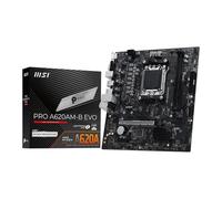 MSI PRO A620AM-B EVO, AMD A620A, AM5, DDR5, PCIe 4.0, 1x M.2, 2.5GbE, USB 3.2 Ge