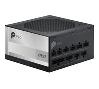 MSI Pro A850PL PCIE5 Power Supply, 850W, 80 Plus Platinum, ATX 3.1, PCIe 5.1 GPU Support, 12V-2x6 Dual-Color Native Connector, ATX, Embossed Sheath Cables