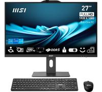 MSI Pro AP272P 14M Intel Core i5 14400 All in One PC, (16GB RAM, 512GB SSD, Windows 11PRO), 27 Inch IPS Screen/UHD Graphics/Type-C/USB/LAN/HDMI/DP/WiFi 6E/BT 5.3/VESA
