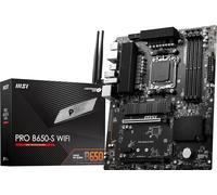MSI PRO B650-S WiFi ProSeries Motherboard (AMD Ryzen 9000/8000/7000 Series Processors, AM5, DDR5, PCIe 4.0, M.2 Slots, SATA 6Gb/s, USB 3.2 Gen 2, HDMI/DP, Wi-Fi 6E, Bluetooth 5.3, 2.5Gbps LAN, ATX)