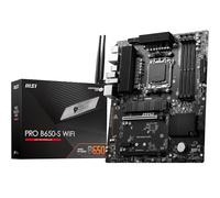 MSI PRO B650-S WiFi V1 Motherboard, ATX - Supports AMD Ryzen 9000/8000 / 7000 Series Processors, AM5 - DDR5 Memory Boost 6000+MHz/OC, 2 x PCIe 4.0 x16, 2 x M.2 Gen4, Wi-Fi 6E