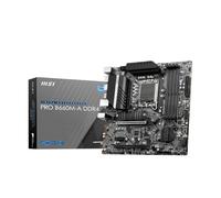 MSI PRO B660M-A DDR4 Motherboard, Micro-ATX - Supports Intel 12th Gen Core Processors, LGA 1700 - DDR4 Memory Boost 4800+MHz/OC, PCIe 4.0 & 3.0 x16 Slots, 2 x M.2 Gen4 Slots, 2.5G LAN