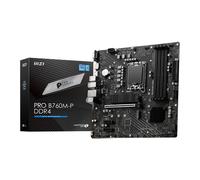 MSI PRO B760M-P DDR4, Intel B760, LGA1700, DDR4, SATA3, PCIe 4.0, 2x M.2, GbE, U