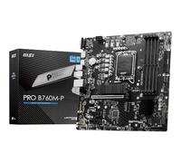 MSI PRO B760M-P Motherboard, Micro-ATX - Supports Intel 14th, 13th & 12th Gen Core Processors, LGA 1700 - DDR5 Memory Boost 6800+MHz/OC, PCIe 4.0 x16 Slot, M.2 Gen4 Slots