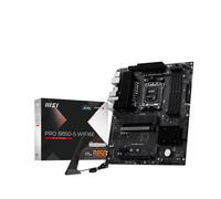 MSI PRO B850-S WIFI6E Motherboard, ATX - Supports AMD Ryzen 9000/8000 / 7000 Processors, AM5 - DDR5 Memory Boost (8200+ MT/s OC), PCIe 4.0 x16, M.2 Gen5, Wi-Fi 6E, 2.5G LAN