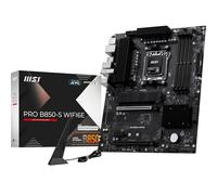 MSI PRO B850-S WIFI6E Motherboard, ATX - Supports AMD Ryzen 9000/8000 / 7000 Processors, AM5 - DDR5 Memory Boost (8200+ MT/s OC), PCIe 4.0 x16, M.2 Gen5, Wi-Fi 6E, 2.5G LAN