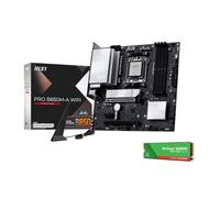 MSI PRO B850M-A WiFi Motherboard, mATX Supports AMD Ryzen 9000/8000/7000 Processors, AM5-DDR5 Memory Boost (8200+ MT/s OC), PCIe 5.0 x16 & 4.0 x4, M.2 Gen5, Wi-Fi 7.5G LAN+WD Green 00 1TB SS. D Pack