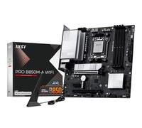 MSI PRO B850M-A WiFi Motherboard, mATX - Supports AMD Ryzen 9000/8000 / 7000 Processors, AM5 - DDR5 Memory Boost (8200+ MT/s OC), PCIe 5.0 x16 & 4.0 x4, M.2 Gen5, Wi-Fi 7, 5G LAN