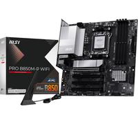 MSI PRO B850M-P WIFI Motherboard, mATX - Supports AMD Ryzen 9000/8000 / 7000 Processors, AM5 - DDR5 Memory Boost (8200+ MT/s OC), PCIe 5.0 x16 & 4.0 x16, M.2 Gen5, Wi-Fi 7, 5G LAN