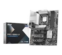 MSI PRO B860-P Motherboard, ATX - Supports Intel Core Ultra Processors (Series 2), LGA 1851-12 DRPS, DDR5 Memory Boost (8600+ MT/s OC), PCIe 5.0 x16 & 4.0 x16, M.2 Gen5, 5G LAN