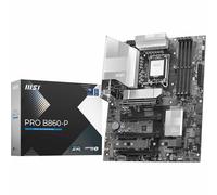 MSI PRO B860-P Motherboard, ATX - Supports Intel Core Ultra Processors (Series 2), LGA 1851-12 DRPS, DDR5 Memory Boost (8600+ MT/s OC), PCIe 5.0 x16 & 4.0 x16, M.2 Gen5, 5G LAN