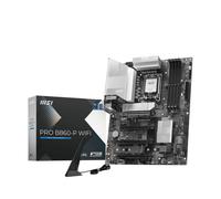 MSI PRO B860-P WIFI Motherboard, ATX - Supports Intel Core Ultra Processors (Series 2), LGA 1851-12 DRPS, DDR5 Memory Boost (8600+ MT/s OC), PCIe 5.0 x16 & 4.0 x16, M.2 Gen5, Wi-Fi 7, 5G LAN