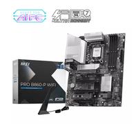 MSI PRO B860-P WIFI Motherboard, ATX - Supports Intel Core Ultra Processors (Series 2), LGA 1851-12 DRPS, DDR5 Memory Boost (8600+ MT/s OC), PCIe 5.0 x16 & 4.0 x16, M.2 Gen5, Wi-Fi 7, 5G LAN