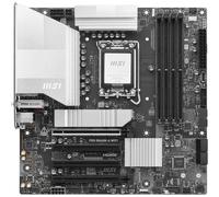 MSI PRO B860M-A WIFI Motherboard, mATX - Supports Intel Core Ultra Processors (Series 2), LGA 1851-12 DRPS, DDR5 Memory Boost (8600+ MT/s OC), PCIe 5.0 x16 & 4.0 x16, M.2 Gen5, Wi-Fi 7, 5G LAN