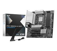 MSI PRO B860M-A WiFi Motherboard, mATX - Supports Intel Core Ultra Processors (Series 2), LGA 1851-12 DRPS, DDR5 Memory Boost (8600+ MT/s OC), PCIe 5.0 x16 & 4.0 x16, M.2 Gen5, Wi-Fi 7, 5G LAN
