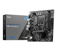 MSI PRO H610M-E Motherboard, Micro-ATX | Intel 12th & 13th Gen Core Processors, LGA 1700 - DDR5 Memory Boost 5600MHz/MAX, PCIe 4.0 x16 Slot, M.2 Gen3 Slot