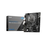 MSI PRO H610M-G DDR4 Motherboard, Micro-ATX - Supports Intel 12th Gen Core Processors, LGA 1700 - 2 x DIMMs (3200MHz), 1x PCIe 4.0 x16 slot, 1 x M.2 Gen3, USB 3.2 Gen1, 1G LAN, HDMI 2.1 & DP 1.4