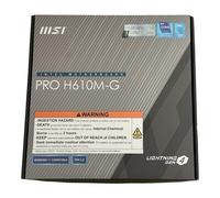 MSI PRO H610M-G mATX Motherboard for Intel LGA1700 CPUs
