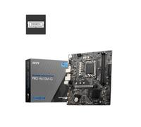 MSI PRO H610M-G ProSeries Motherboard (Support 14th/13th/12th Gen Intel Processors, LGA 1700, DDR5, PCIe 4, 1Gbps LAN, M.2, SATA 6G, USB 3.2 Gen1, mATX)