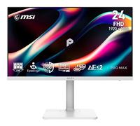 MSI PRO MAX 241PHW E14 24-Inch FHD 1920x1080 Computer Monitor, IPS, 144Hz, 1ms, Circular Polarizer, EyesErgo M-Mate APP, Built-in speaker, HDMI 2.0b, DP 1.2a, USB C (65W PD), KVM, Black
