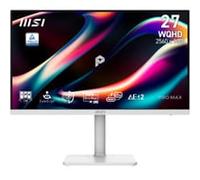 MSI PRO MAX 271QPHW E14 27-Inch WQHD 2560x1440 Computer Monitor, IPS, 144Hz,Circular Polarizer, EyesErgo M-Mate APP, Built-in speaker, HDMI 2.0b, DP 1.2a, USB C (65W PD), Anti-Glare, KVM, Black