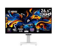 MSI PRO MAX 271UPXW12G 27-Inch 4K 3840x2160 Tandem QD-OLED Monitor, 120Hz, 0.03ms, DarkArmor, Panta Tandem, VisiClarity, M-Mate APP, AMD FreeSync Premium Pro, AI Care Sensor, Dual USB C, KVM